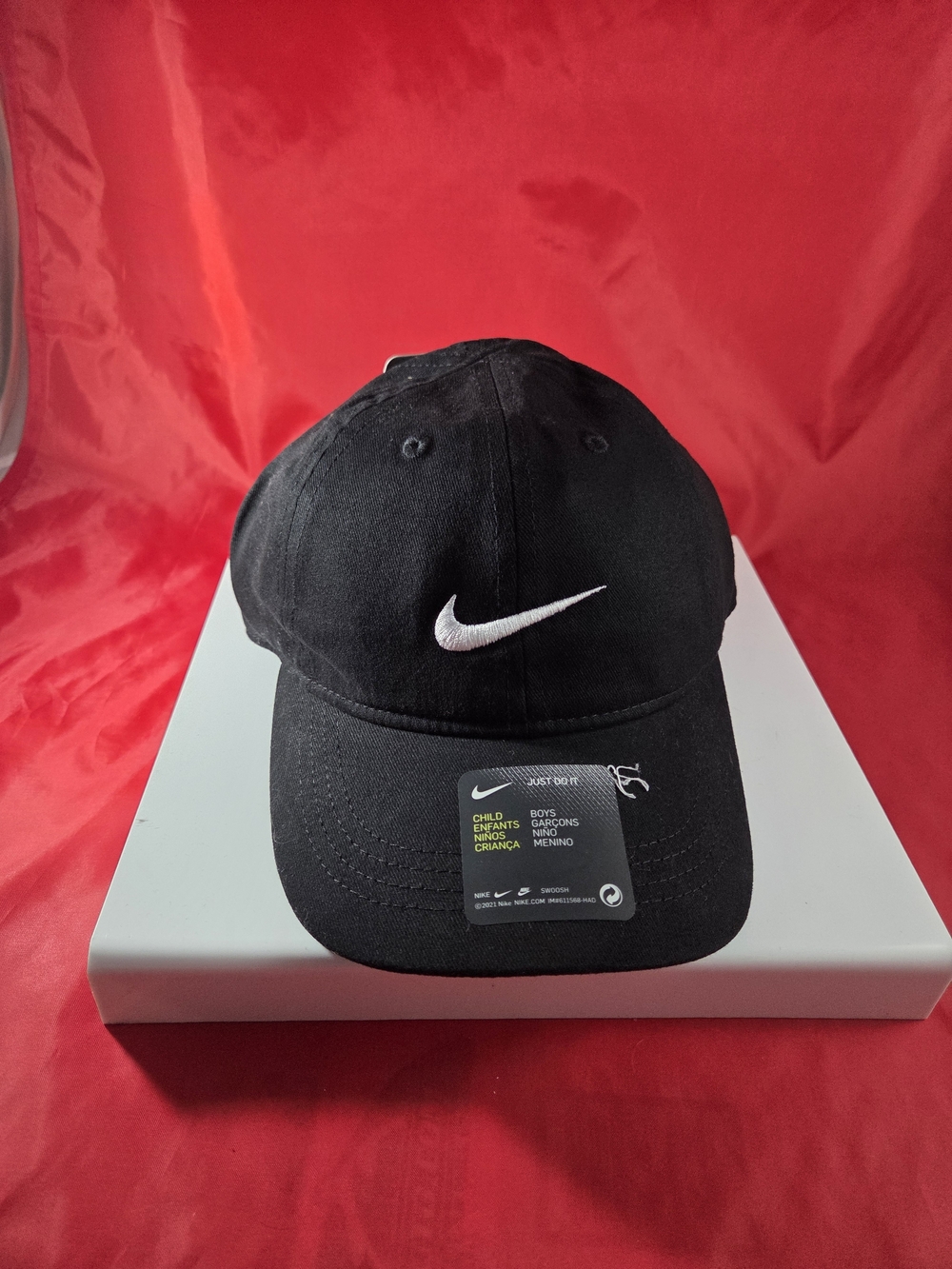Nike Black Swoosh Baseball Cap